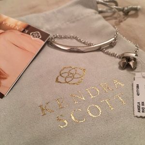 Kendra Scott Silver/Rhodium Angela Bracelet